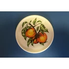 Kép 1/2 - Porcelán poháralátét barackos mintával