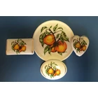 Kép 2/2 - Barack mintás porcelán termékek