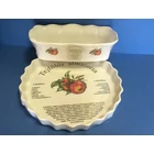 Kép 3/3 - Porcelán termékek alma mintával