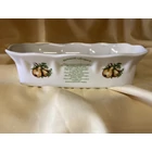 Kép 1/4 - Porcelán gyümölcskenyér forma recepttel