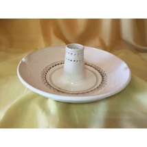 Csirkesütő tál, lyukacsos párolótartállyal