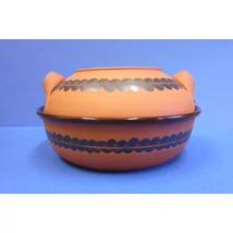 Fedeles két részes agyag sütőtál kicsi