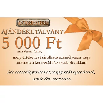 Ajándékutalvány 5 000 Ft névvel