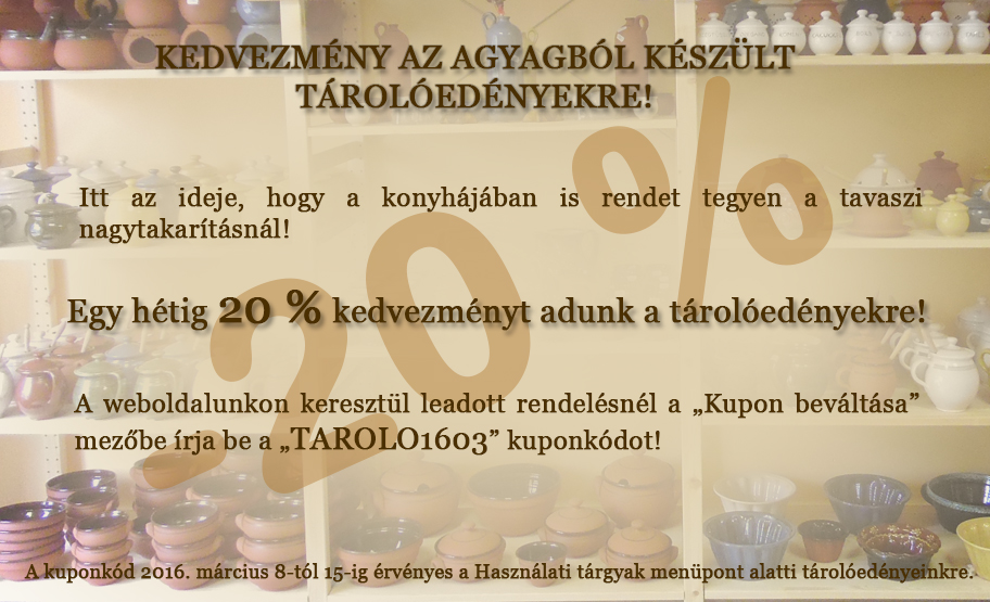 Tárolóedény akció
